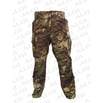 Nuovo Pantaloni Mimetico da Combattimento Antistrappo Vegetato con Trattamento IR